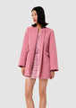 Tara Jarmon Matisse pink double sided cotton