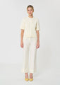 Gisele Vest Ecru Cotton Top