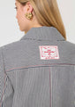Tara Jarmon Manoel Coat ecru with cotton stripes