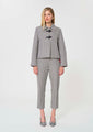 Tara Jarmon Manoel Coat ecru with cotton stripes