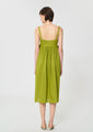Tara Jarmon Renée Dress green cotton voile