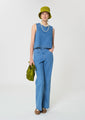 Tara Jarmon Tipi Top Blue Denim