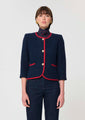 Voeux Jacket midnight blue tweed