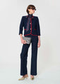 Tara Jarmon Voeux Jacket midnight blue tweed