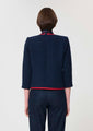 Tara Jarmon Voeux Jacket midnight blue tweed