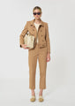 Virginia Jacket Beige Cotton Garbardine