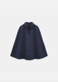 Maddie Cape Blue Shirt Collar