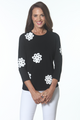 J'envie Knit Sweater With Floral Detail