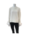 Taylor Feather Cuff Sweater