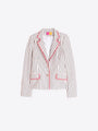 Nuria Ecru Stripe Jacket
