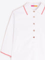 Vilagallo Tyanna Red Trim Dress
