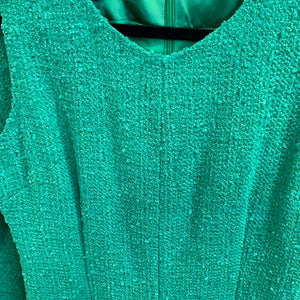 Tweed Dress - Green