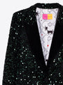 Vilagallo Green Sequin Jacket