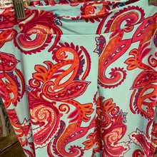 Load image into Gallery viewer, Paisley Coral/Blue Pant
