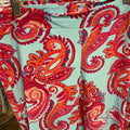 Paisley Coral/Blue Pant