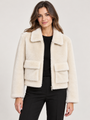 Lamb Fur Zip Jacket