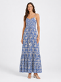 Sal Rosa Carie Maxi Dress Paisley Azule Original $315- FINAL SALE $157.50
