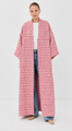 La Vie Style House Pink Oat Maxi Duster Original $850-FINAL SALE $425