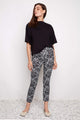 LACEY TECHNO PETAL-SLIT ANKLE PANT