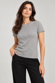In Cashmere Crew Neck Luxurious Short Sleeve Tee