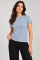 In Cashmere Crew Neck Luxurious Short Sleeve Tee