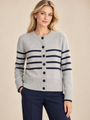 Alina Cardigan in Foggy and Navy