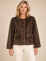Patty Kim Cable Jewel Jacket