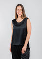 Caroline Rose Soft Satin Tank 50% Off Original $160-Sale $80