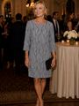 Caroline Rose 3/4 Sleeve Dress 50%Off Original $325-Sale $162.50