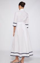 Load image into Gallery viewer, DRESS NATALIA WHITE POPLIN
