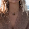 Gemma Tiger’s Eye Heart Bail