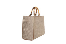 Load image into Gallery viewer, The Havana Textile Tote · Brown
