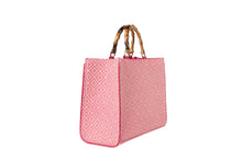 Load image into Gallery viewer, The Havana Textile Tote · Pink
