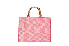 Load image into Gallery viewer, The Havana Textile Tote · Pink
