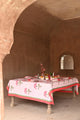 Pink Hydrangea Blockprint Tablecloth - 70x120 Size