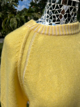 Load image into Gallery viewer, Cashmere Crewneck Sweater with Back Detail
