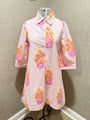 Just Darviny Margaux Dress In Bouquet Pink