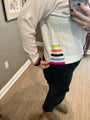 Multi Color Stripe Cardigan