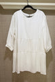 White Tiered Cotton Dress 50% Off Original $90-Sale $45