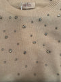 Frisson Rhinestone Cashmere Sweater