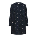 Edward Achour Embellished Collarless Straight Coat