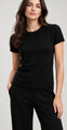 In Cashmere Crew Neck Luxurious Short Sleeve Tee