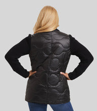 Load image into Gallery viewer, Black Quilted Combo Knit Jacket

