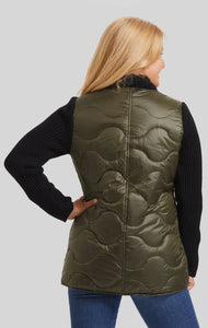 Olive Quilted Go To Knit Combo Jacket