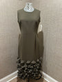 Catherine Regehr Moss Green Gown with Disk Bottom