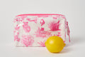 Toile Makeup Bag - Pink - Small