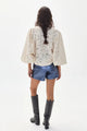 Claire Cotton Lace Shirt - Natural