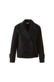 Kinross Short Trench Coat In Black