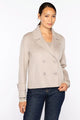 Kinross Short Trench Coat In Black