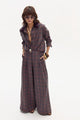 Super Culotte Twill Pants- Blue Prince of Whales